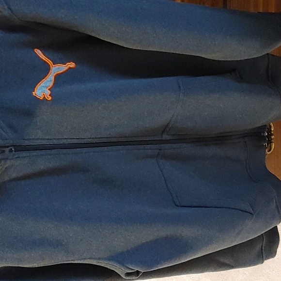 Men's Gray Puma Jacket size Large Style # 592230 - Picture 3 of 10